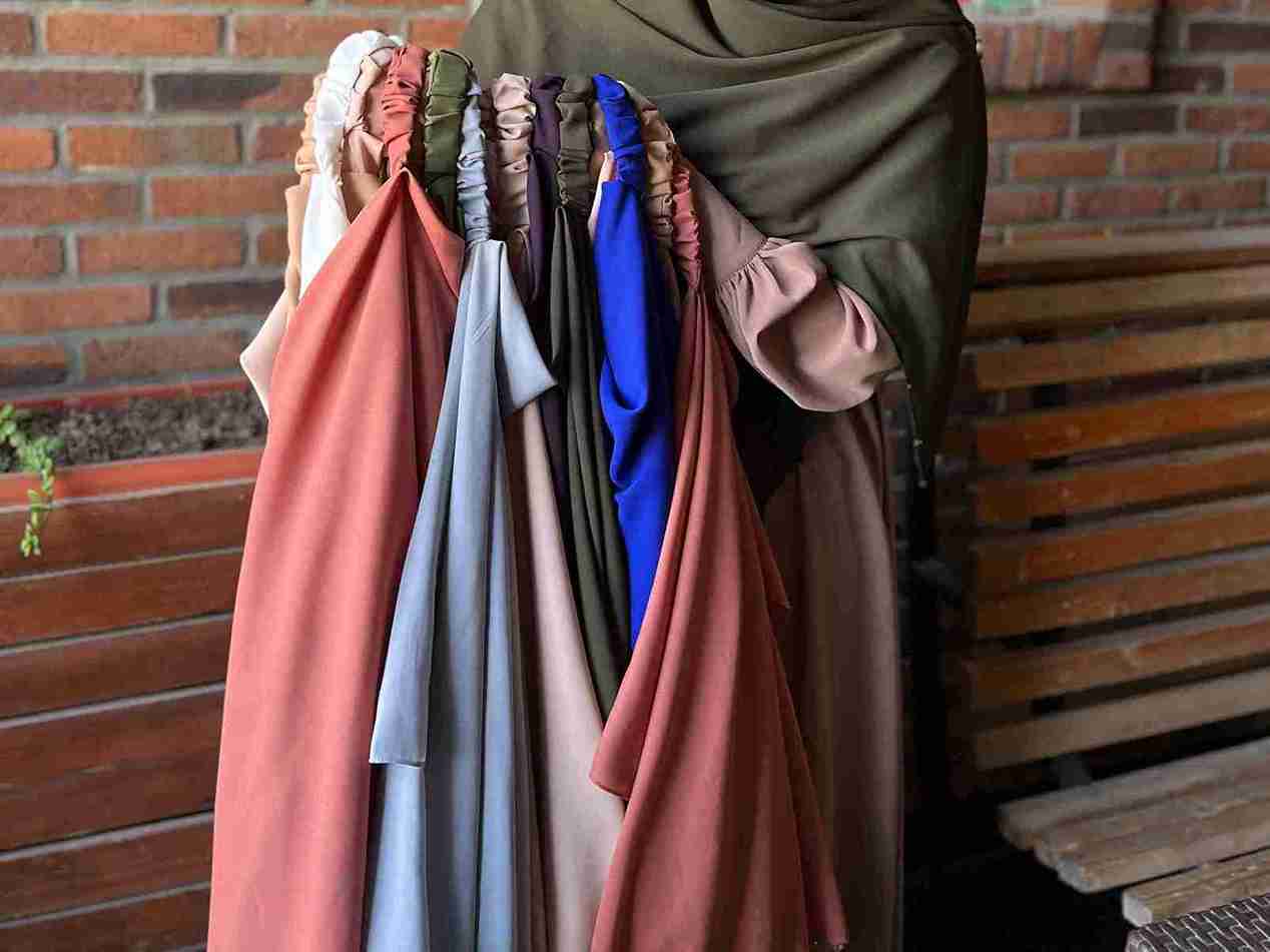 تصویر 2 از فروش عمده روسری کش دار نارا + قیمت صادراتی